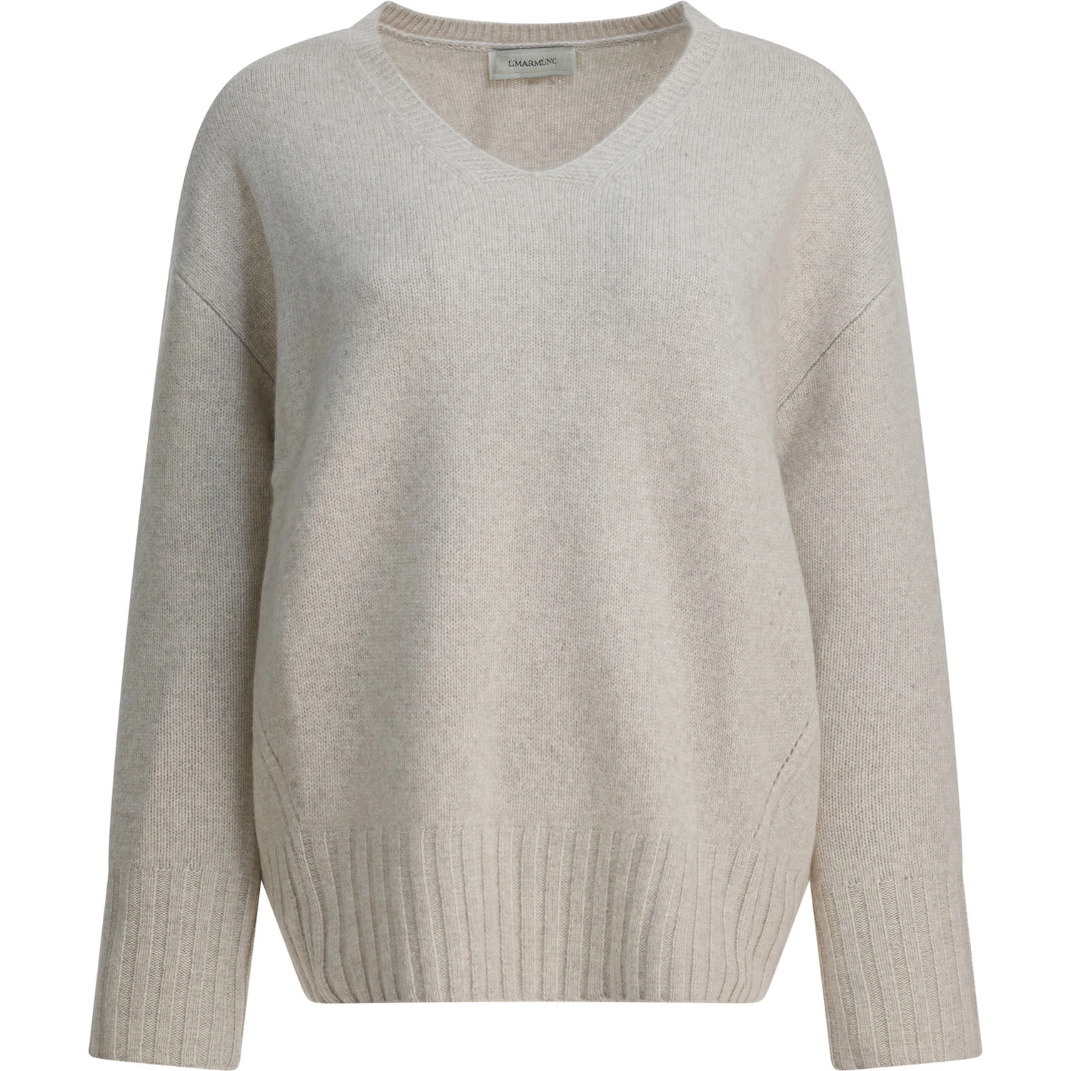 Wool and cashmere v-neck sweater
