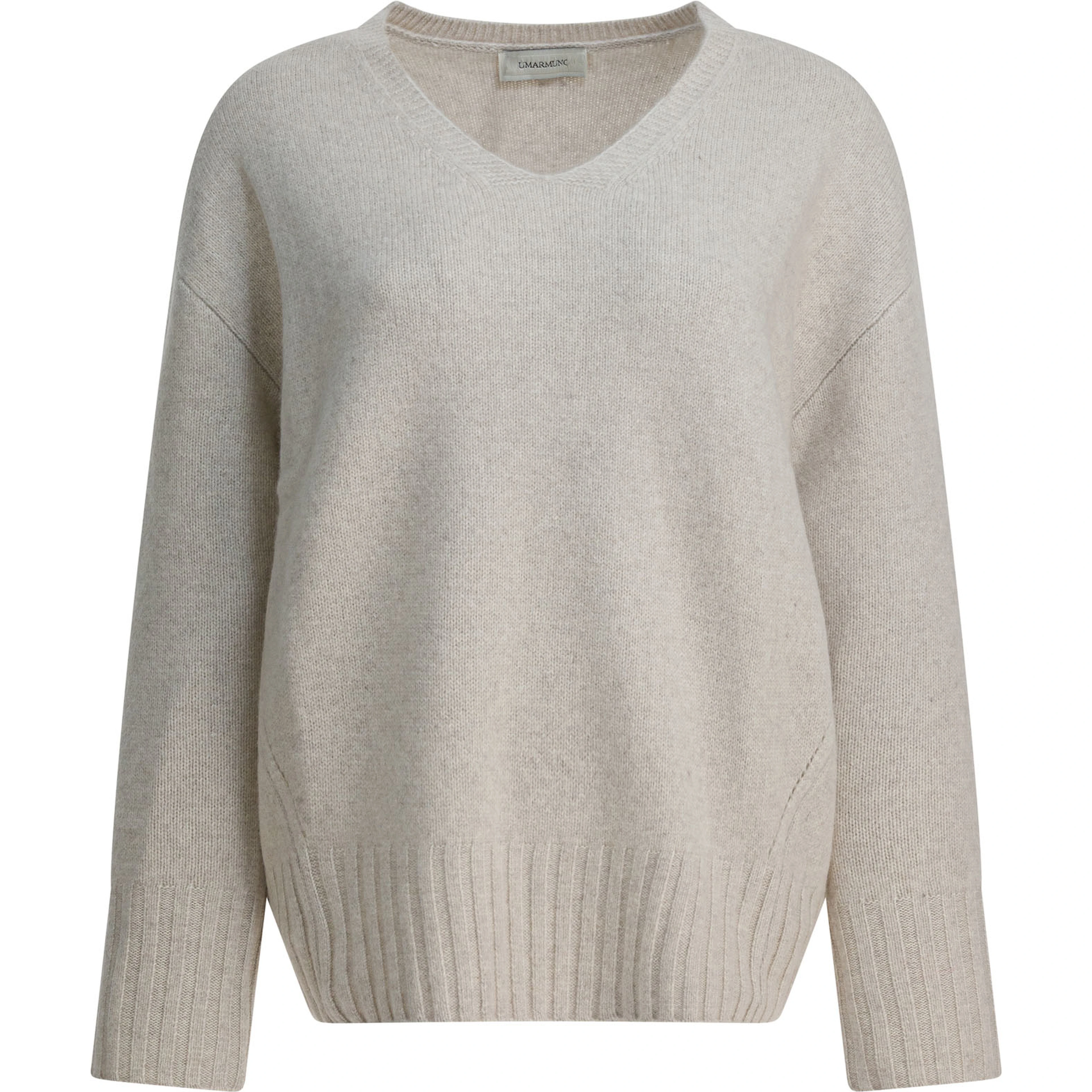 Wool and cashmere v-neck sweater