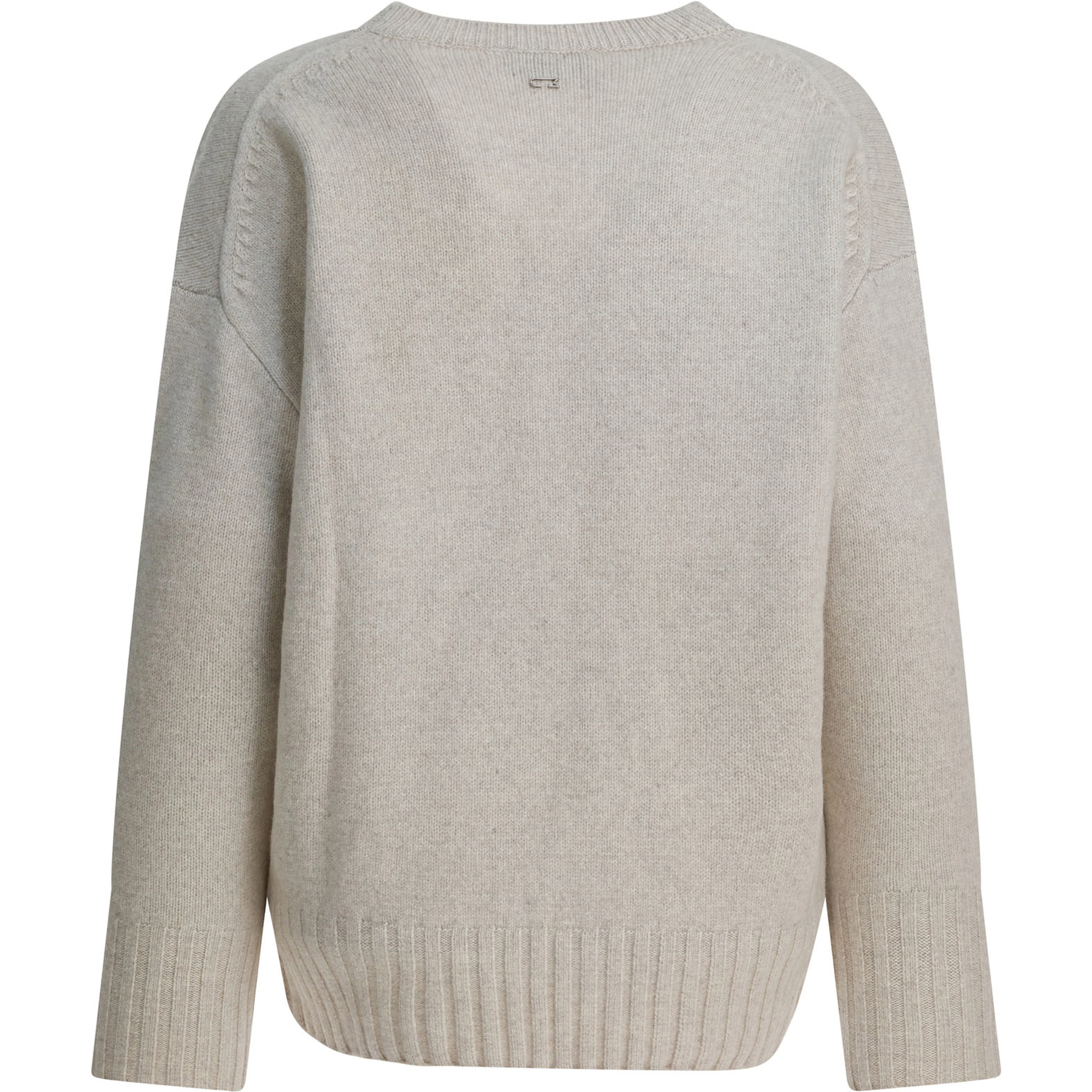 Wool and cashmere v-neck sweater