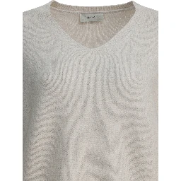 Wool and cashmere v-neck sweater