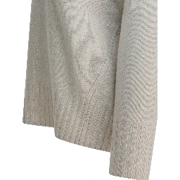 Wool and cashmere v-neck sweater