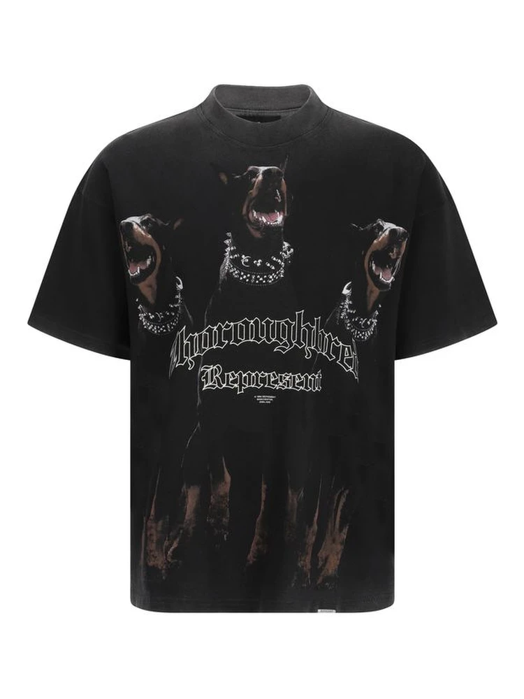 Black Cotton T-Shirt