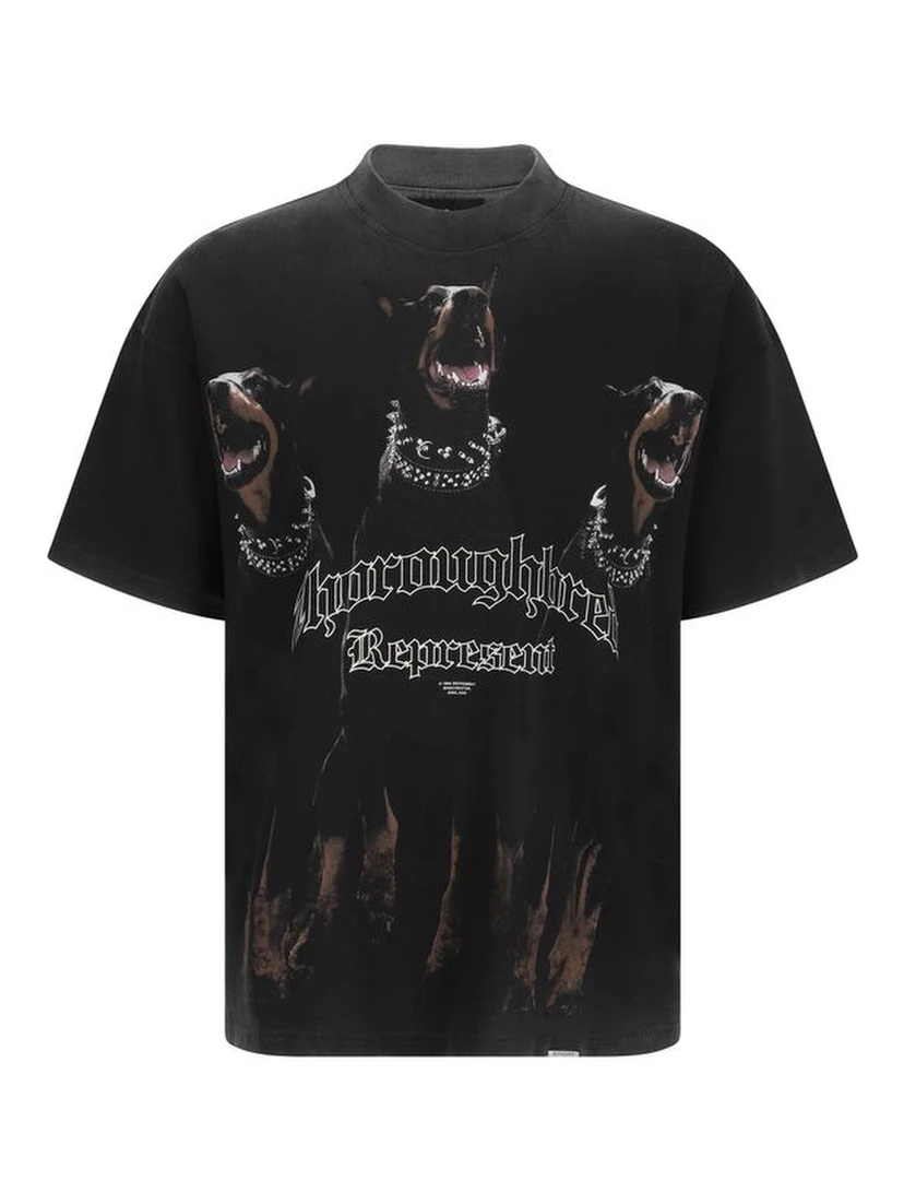 Black Cotton T-Shirt