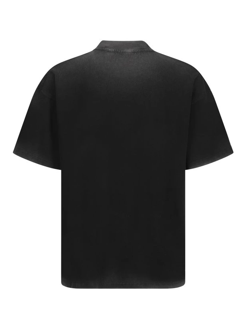Black Cotton T-Shirt