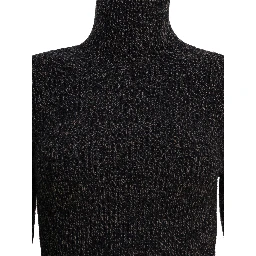 Wool and cashmere mouliné turtleneck sweater
