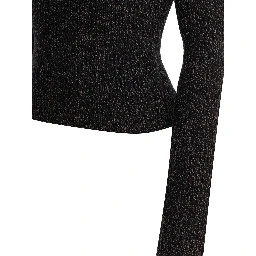 Wool and cashmere mouliné turtleneck sweater