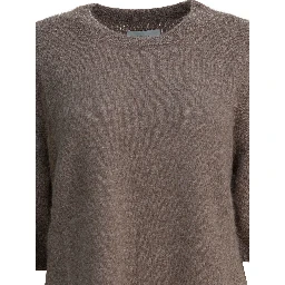 "Raven" crewneck sweater in wool blend