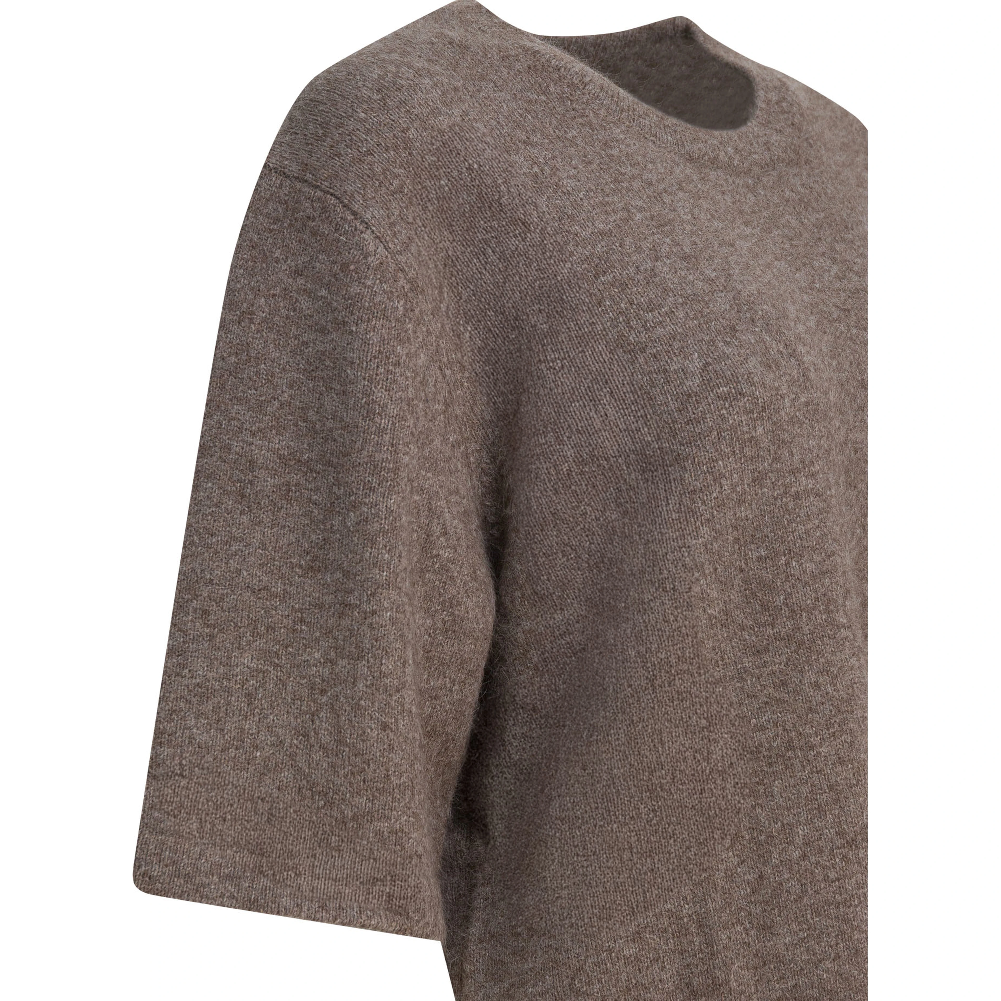 "Raven" crewneck sweater in wool blend