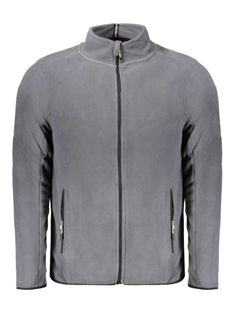 Grigio Polyester Men Sweatshirt