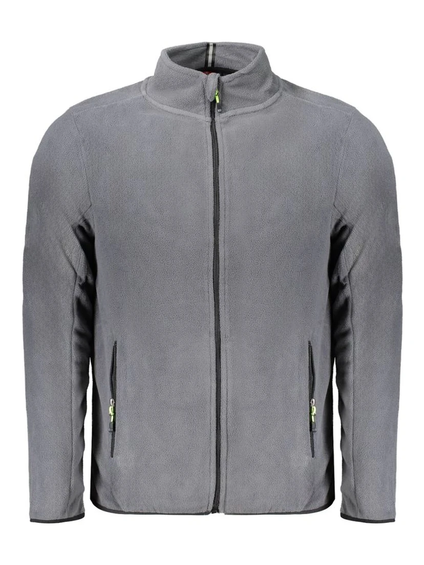 Grigio Polyester Men Sweatshirt