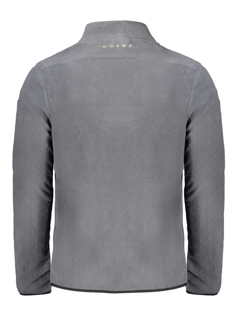 Grigio Polyester Men Sweatshirt