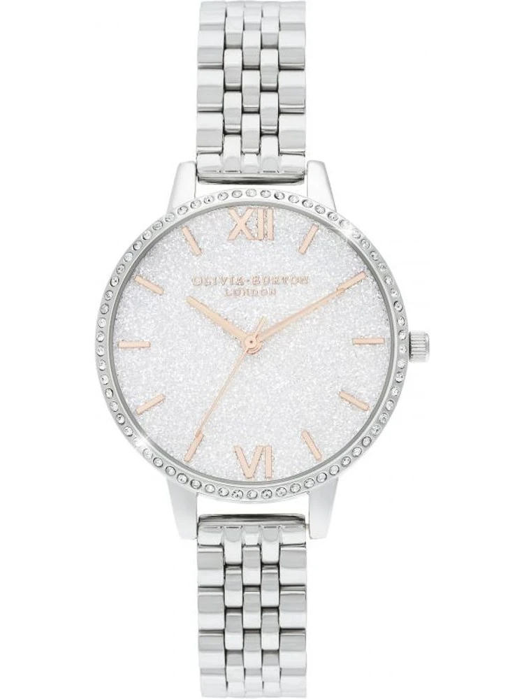 Silver Stainless Steel Dress Watch