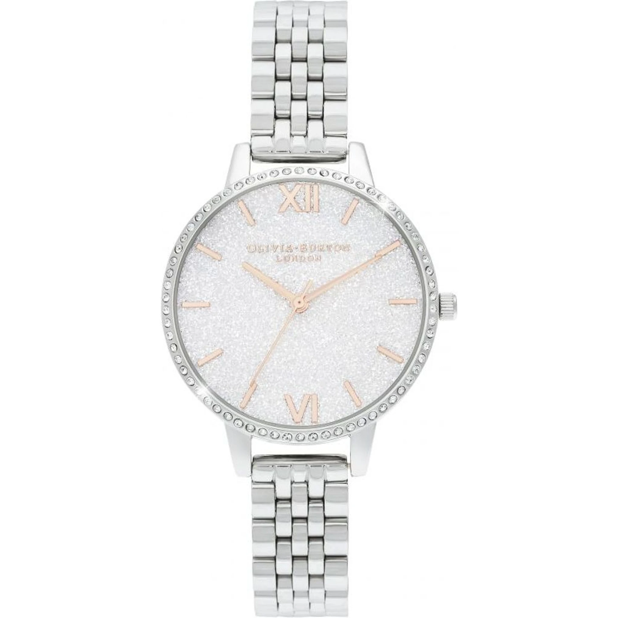 Silver Stainless Steel Dress Watch
