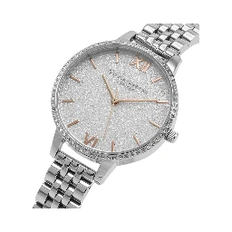 Silver Stainless Steel Dress Watch