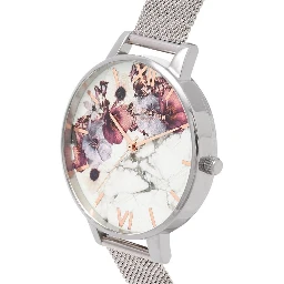 Silver Stainless Steel Dress Watch