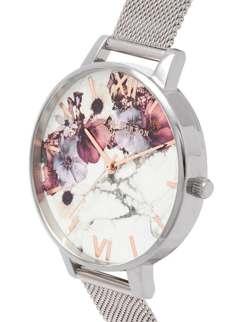 Silver Stainless Steel Dress Watch