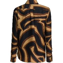 Silk shirt with Labirinto print