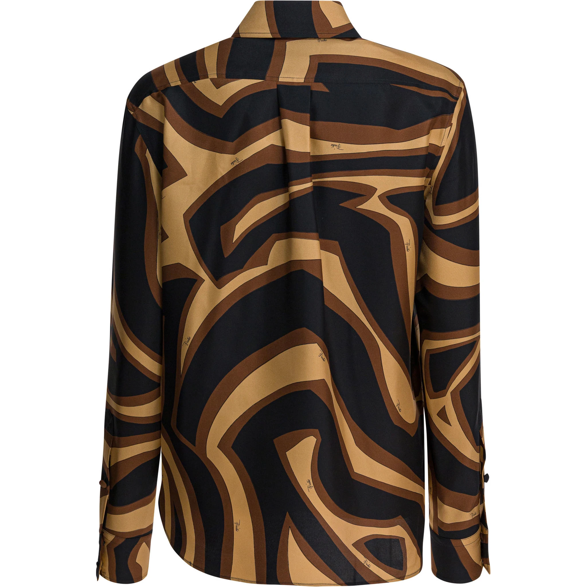 Silk shirt with Labirinto print