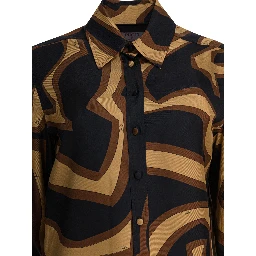 Silk shirt with Labirinto print