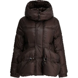 Quilted nylon down jacket