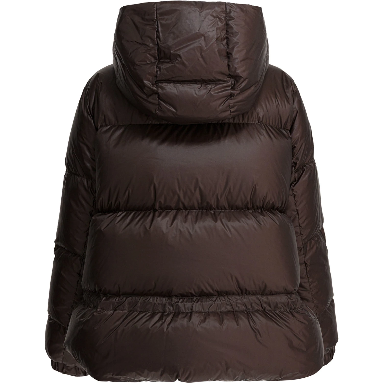 Quilted nylon down jacket