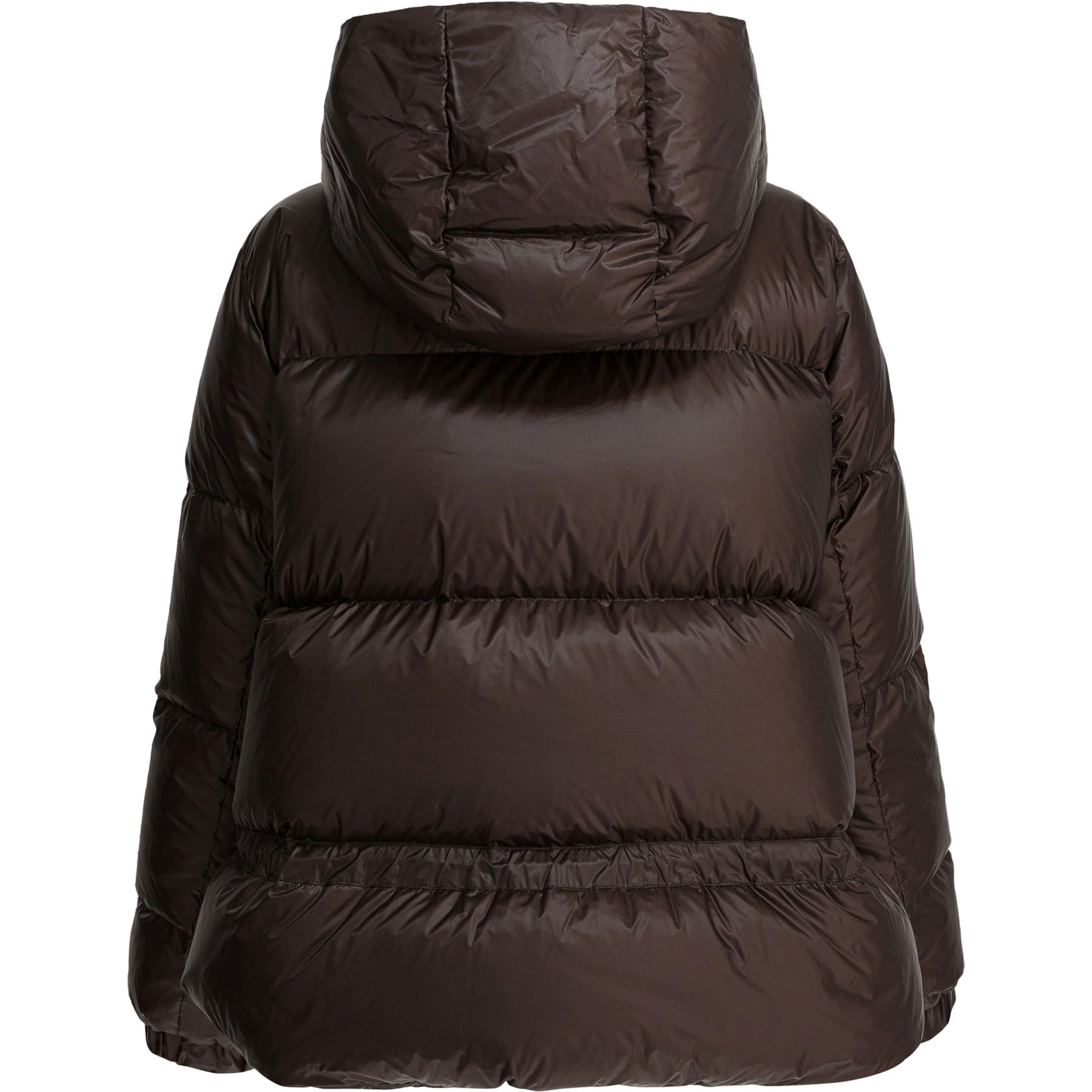 Quilted nylon down jacket