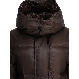 Quilted nylon down jacket