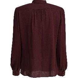Silk charmeuse shirt