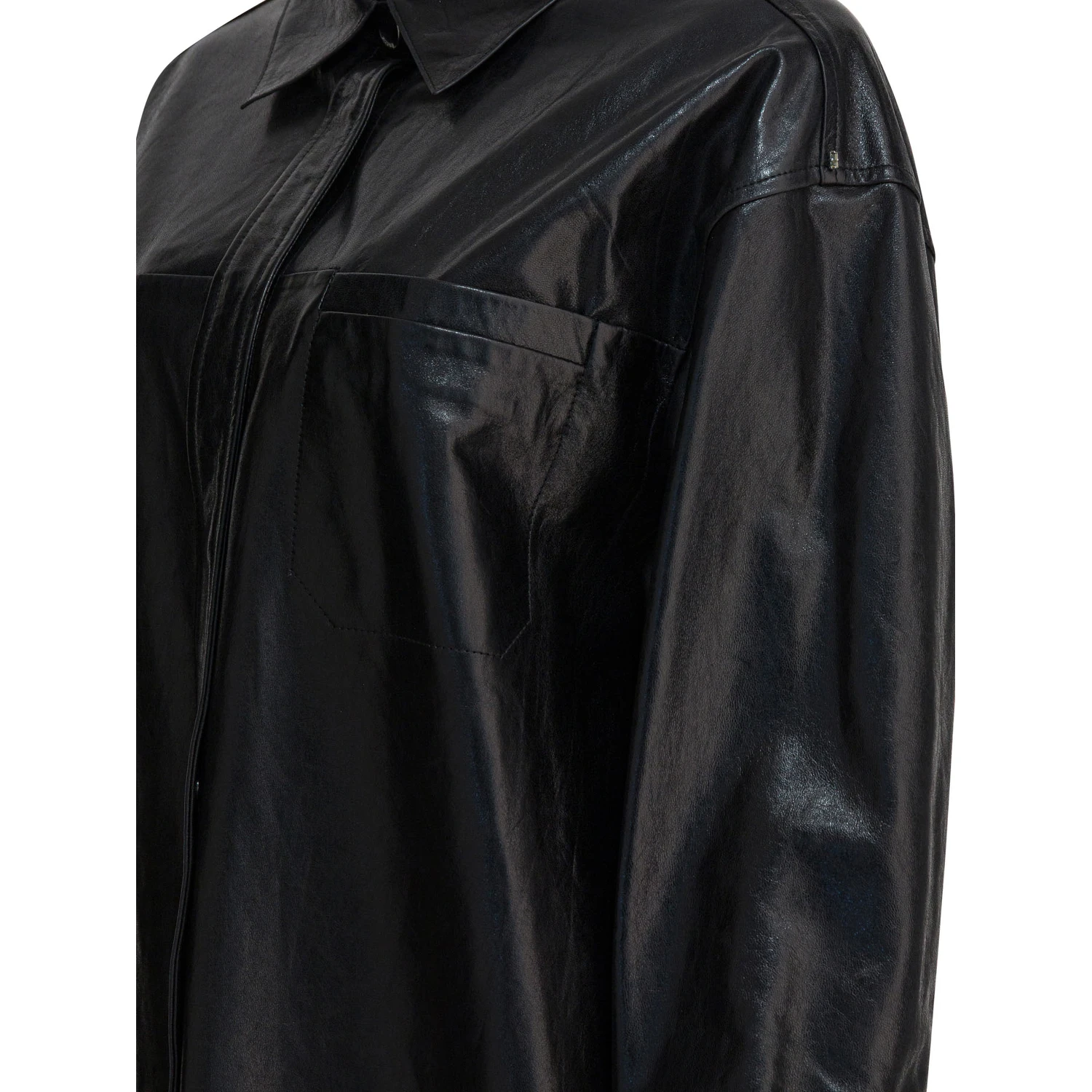 Leather shirt