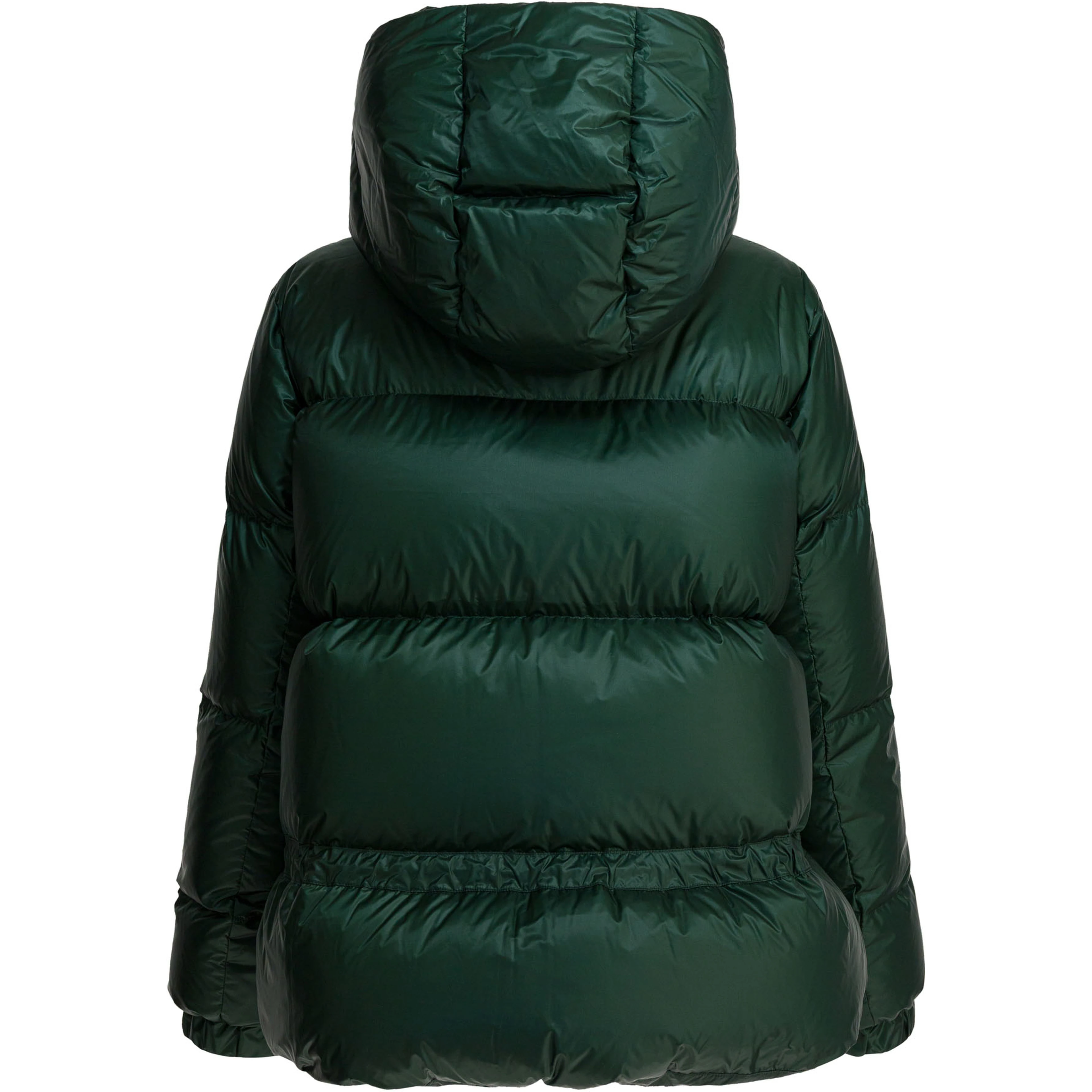 Quilted nylon down jacket