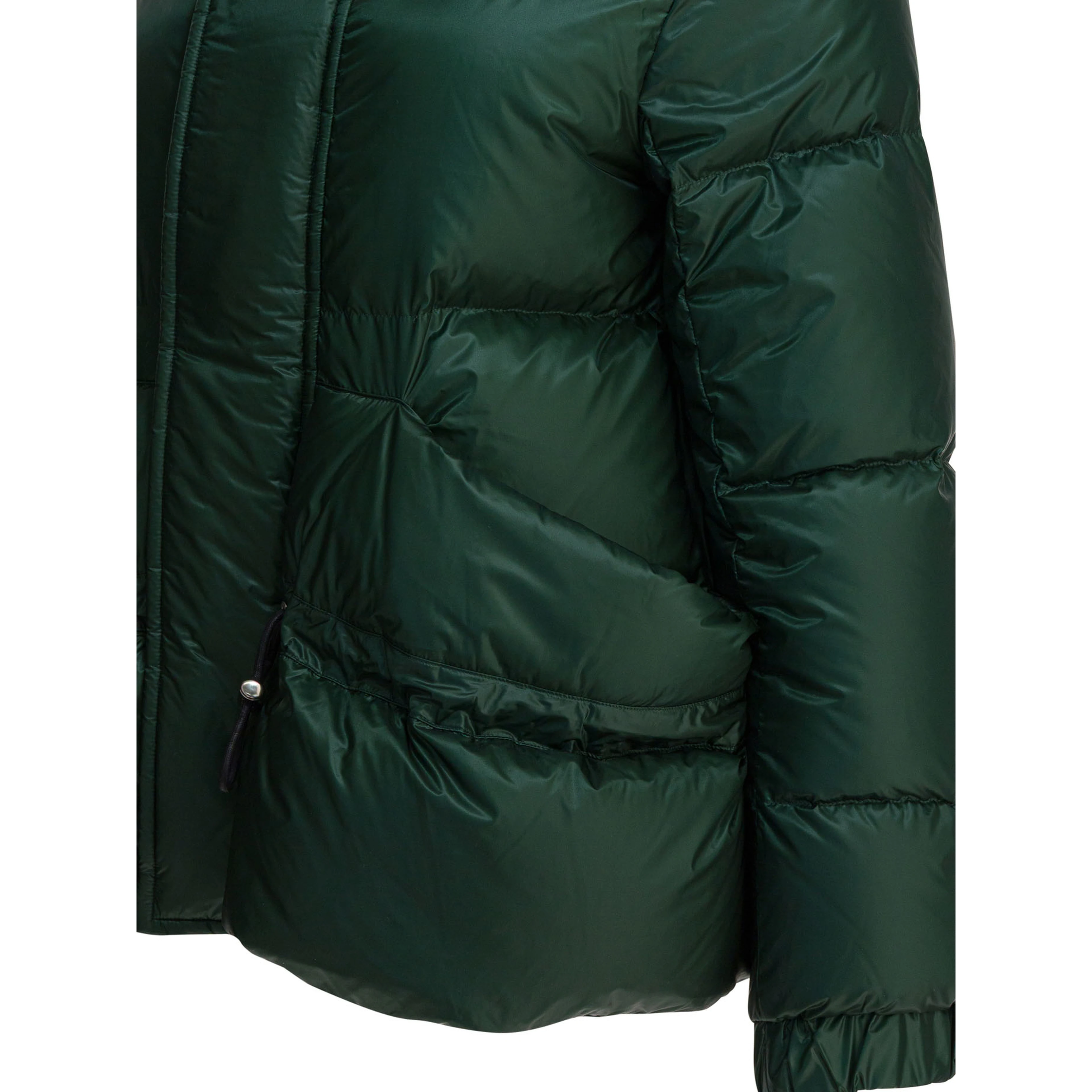 Quilted nylon down jacket
