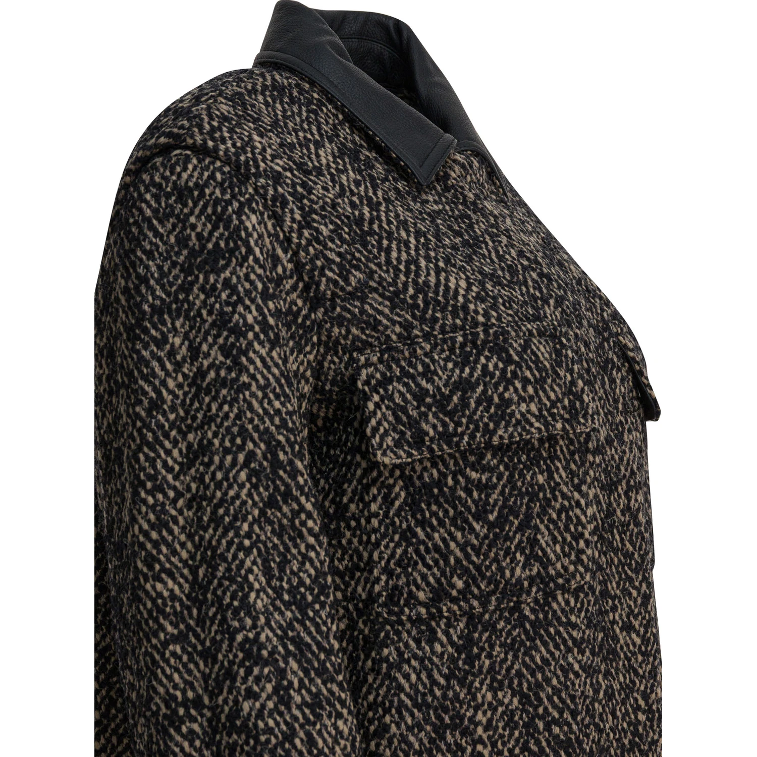 Tweed wool coat