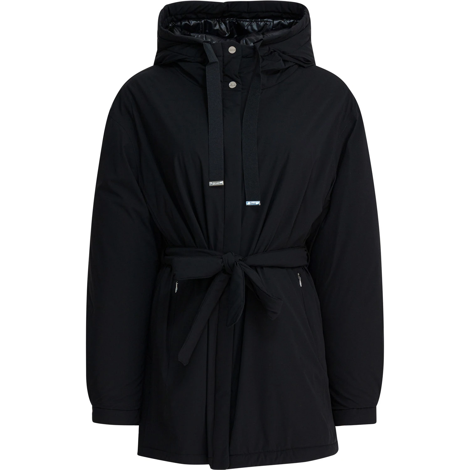 Nylon hooded jacket