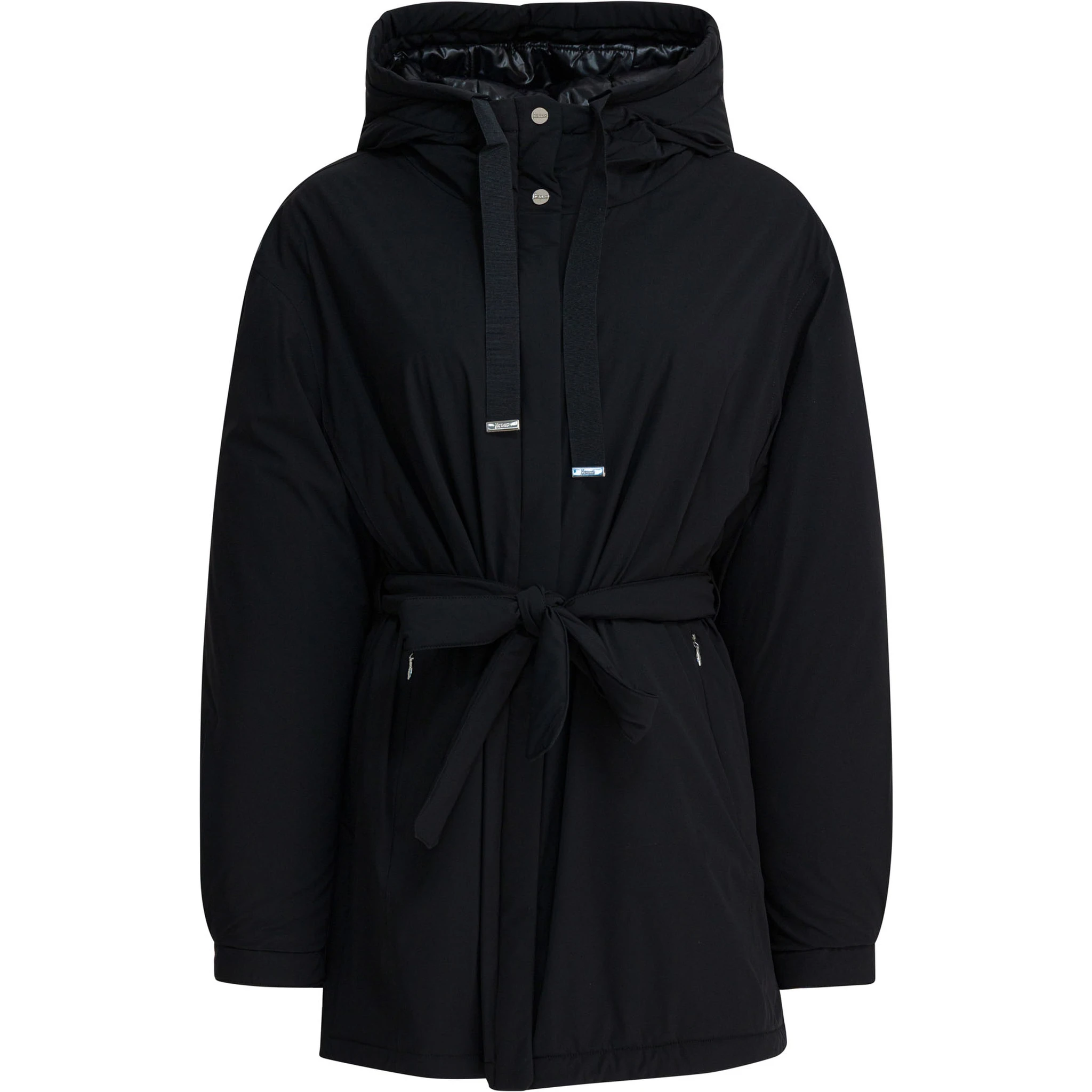 Nylon hooded jacket