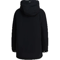 Nylon hooded jacket