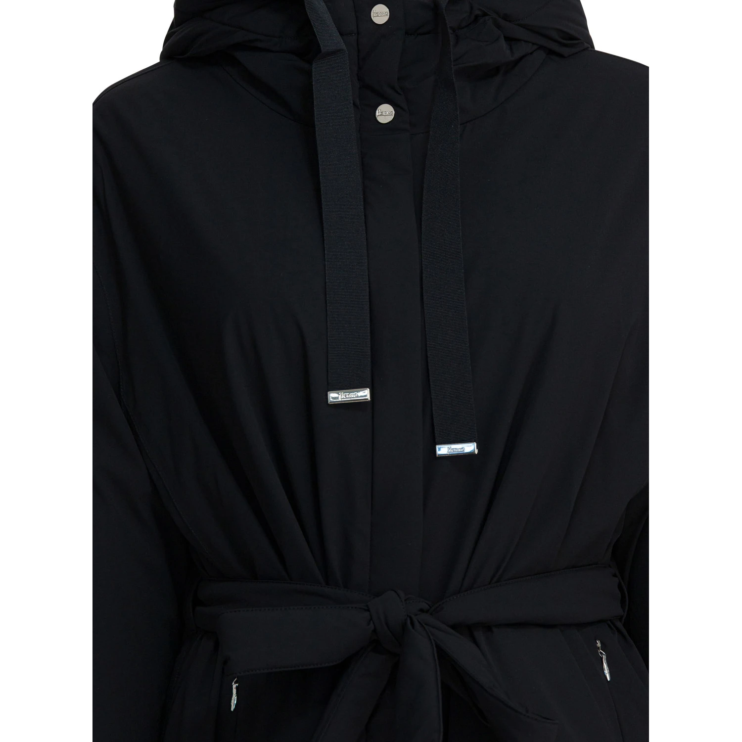 Nylon hooded jacket