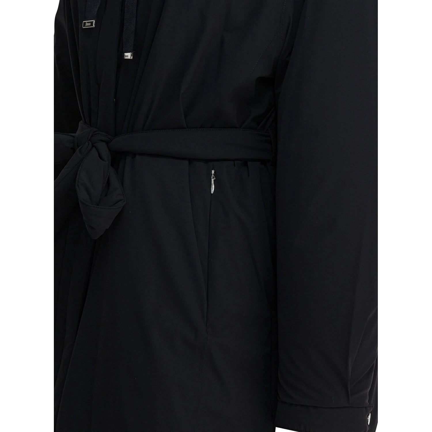 Nylon hooded jacket