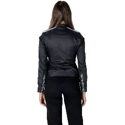 Black Polyamide Biker Jacket