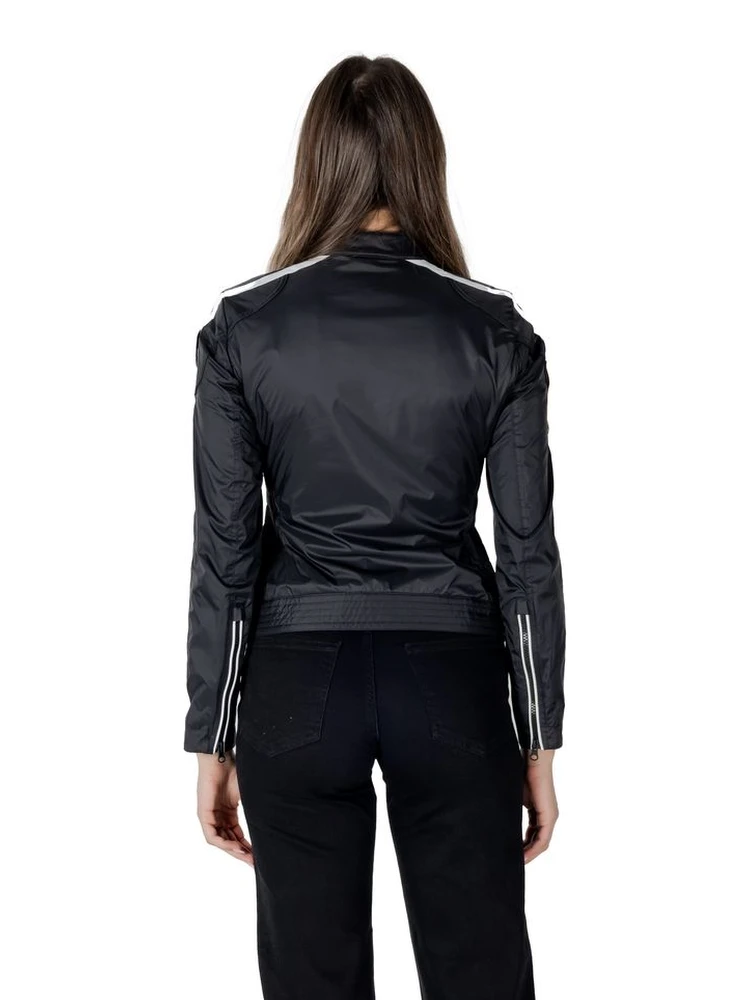 Black Polyamide Biker Jacket alternative