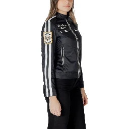 Black Polyamide Biker Jacket