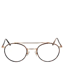 نظارات معدنية بلون الذهب الوردي (إطارات)