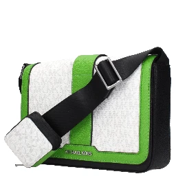 White Fabric Crossbody Bag