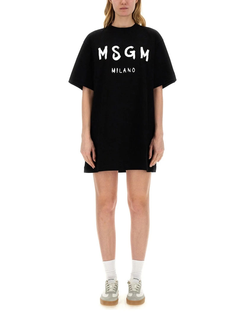 BRUSHED LOGO DRESS