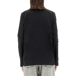 T-SHIRT WITH BRUSHED LOGO