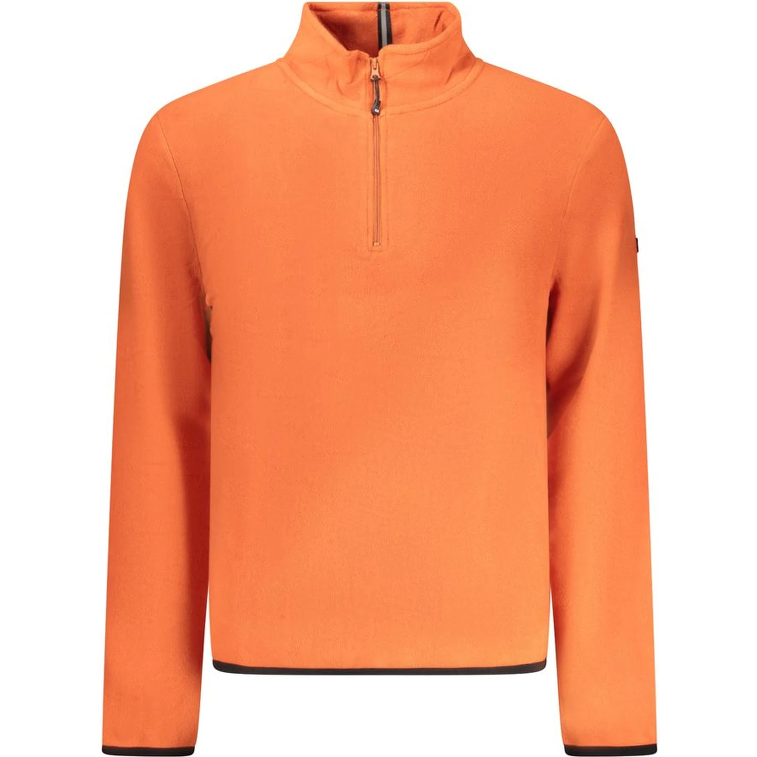 Orange Polyester Men Sweater