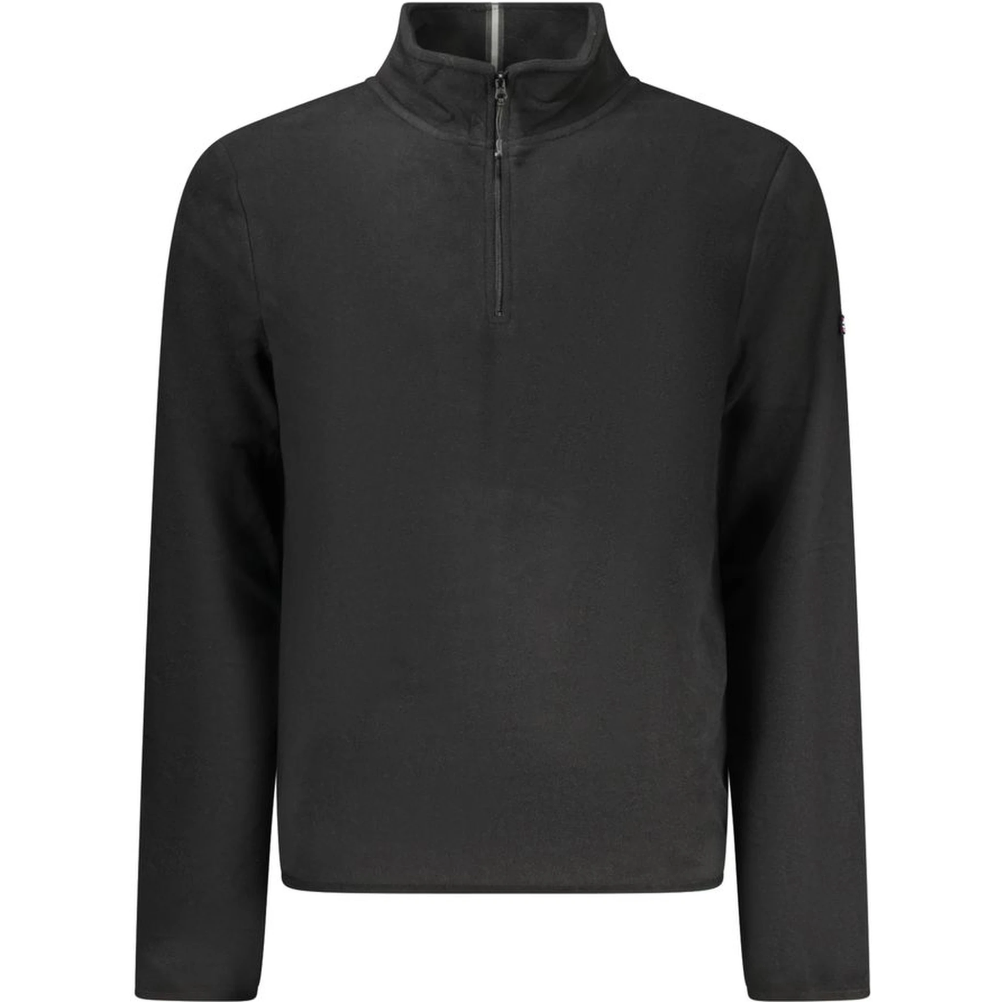 Black Polyester Men Sweater