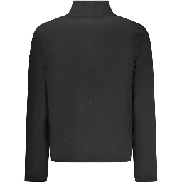 Black Polyester Men Sweater