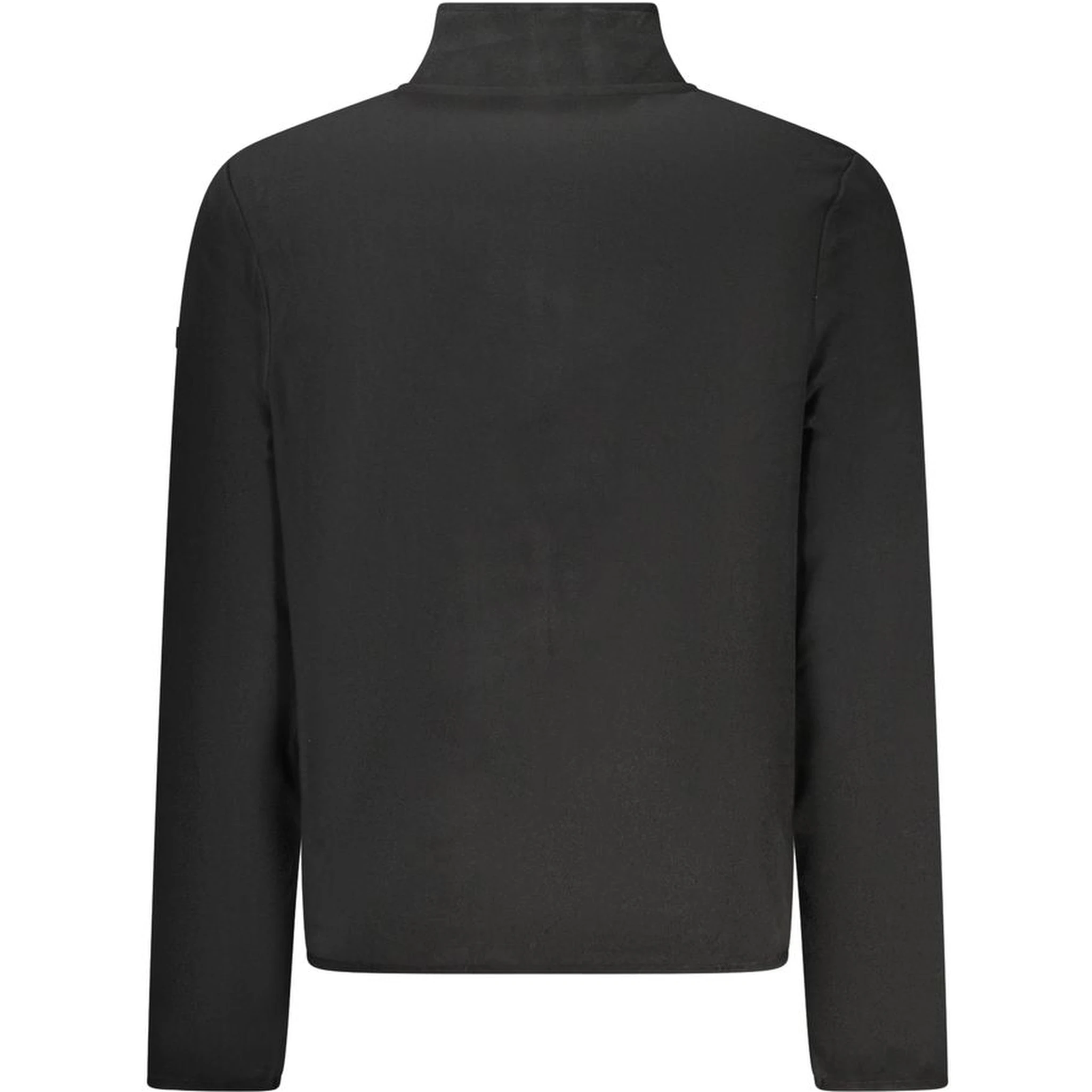 Black Polyester Men Sweater