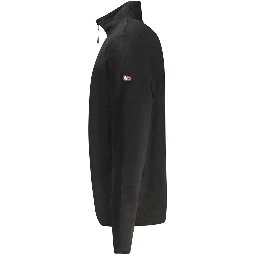 Black Polyester Men Sweater