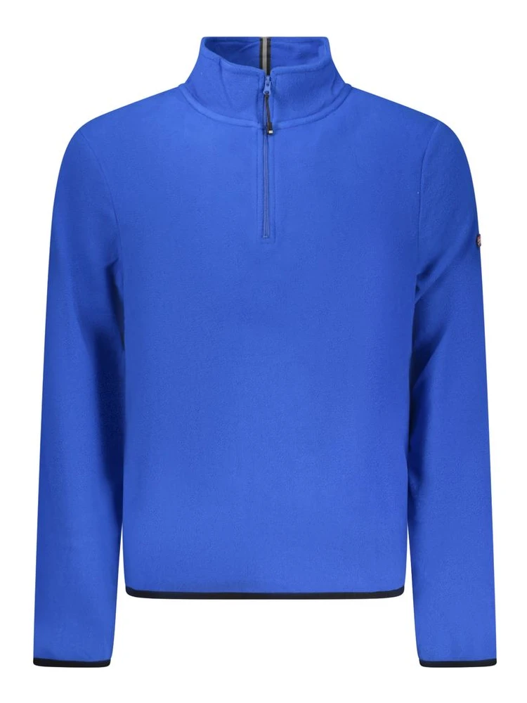 Blue Polyester Men Sweater